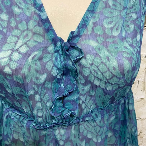NWT American Eagle Floral Sheer Dress Coverup - Picture 3 of 5